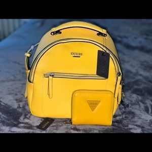 New Guess backpack w wallet